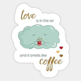 Love is in the air Sticker